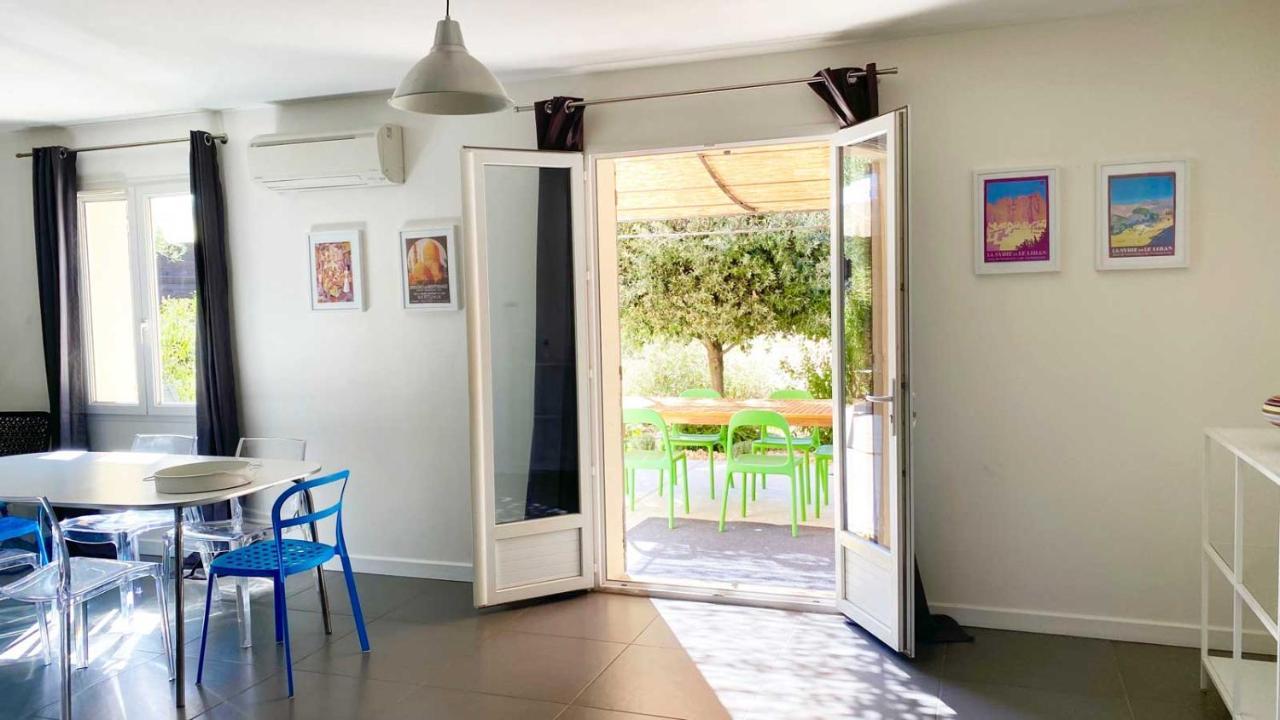 Villa Spacieuse Avec Terrasse Et Vue Mont Ventoux Entrechaux المظهر الخارجي الصورة